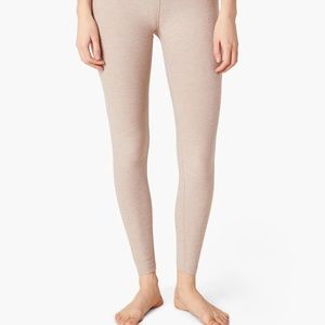 Beyond Yoga Beige Space Dye Leggings
